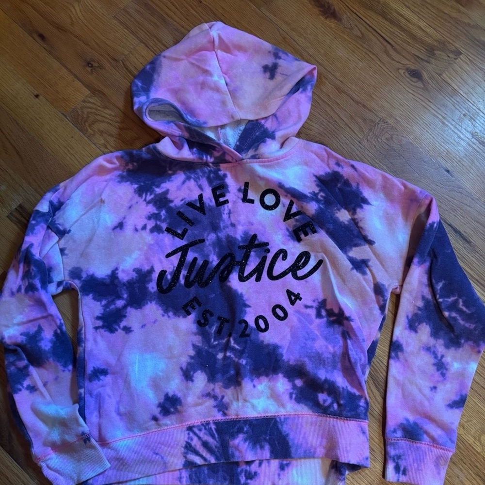 Justice Tie-Dye Hoodie